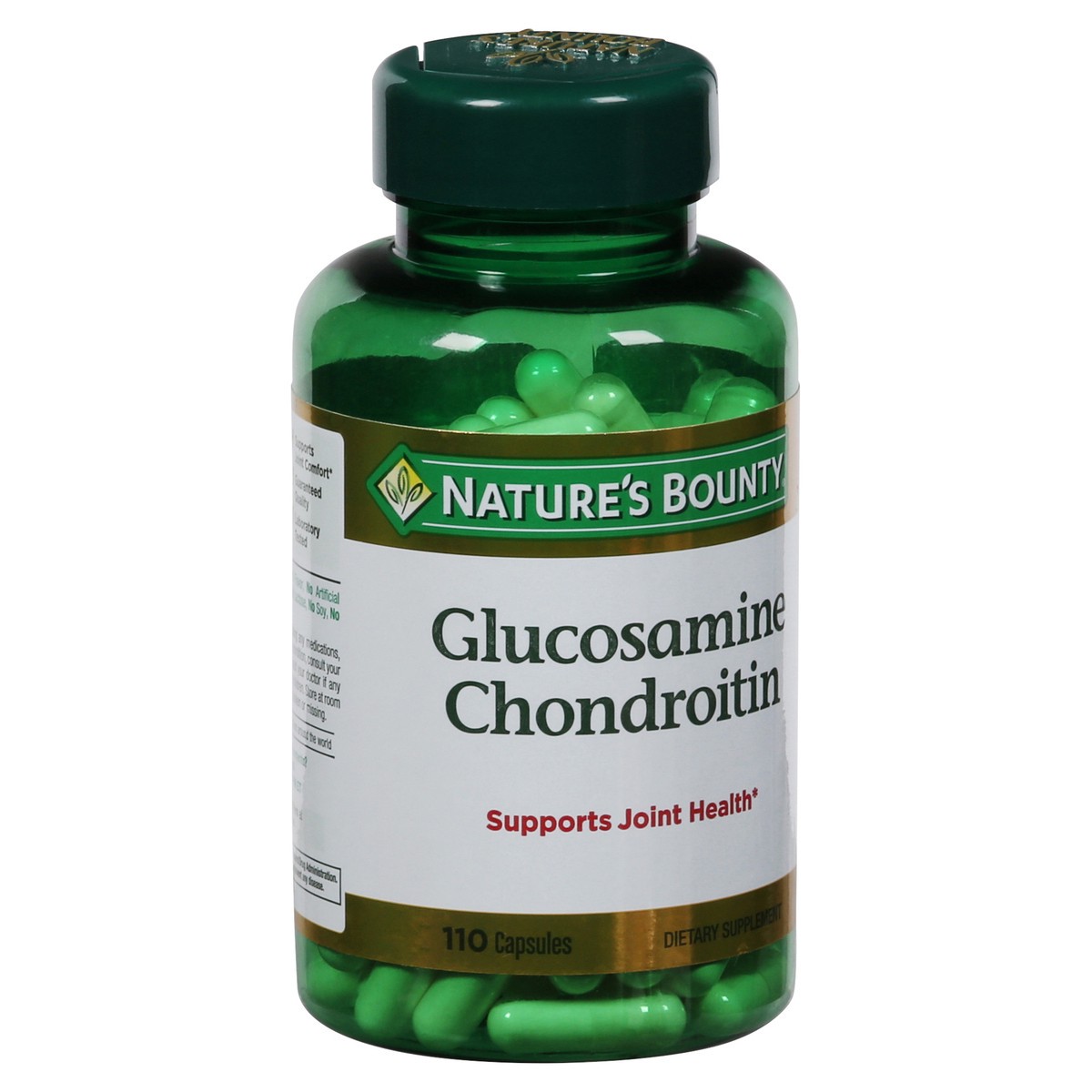 slide 9 of 9, Nature's Bounty Glucosamine Chondroitin Complex Capsules, 110 ct