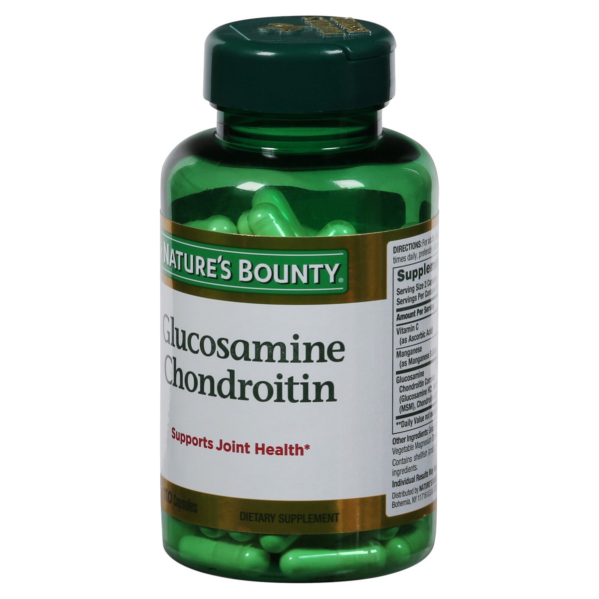 slide 2 of 9, Nature's Bounty Glucosamine Chondroitin Complex Capsules, 110 ct