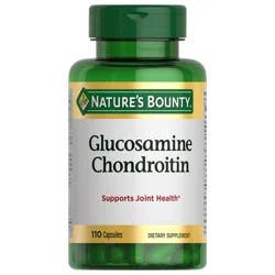 Nature's Bounty Glucosamine Chondroitin Complex with HIC and MSM, Joint Health, Capsules, 1,100 mg