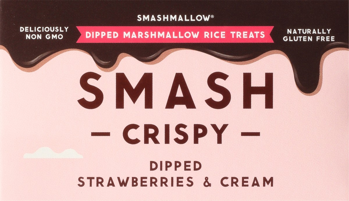 slide 11 of 14, SmashMallow Crispy Strawberry & Cream Marshmallow Rice Treats, 6 oz