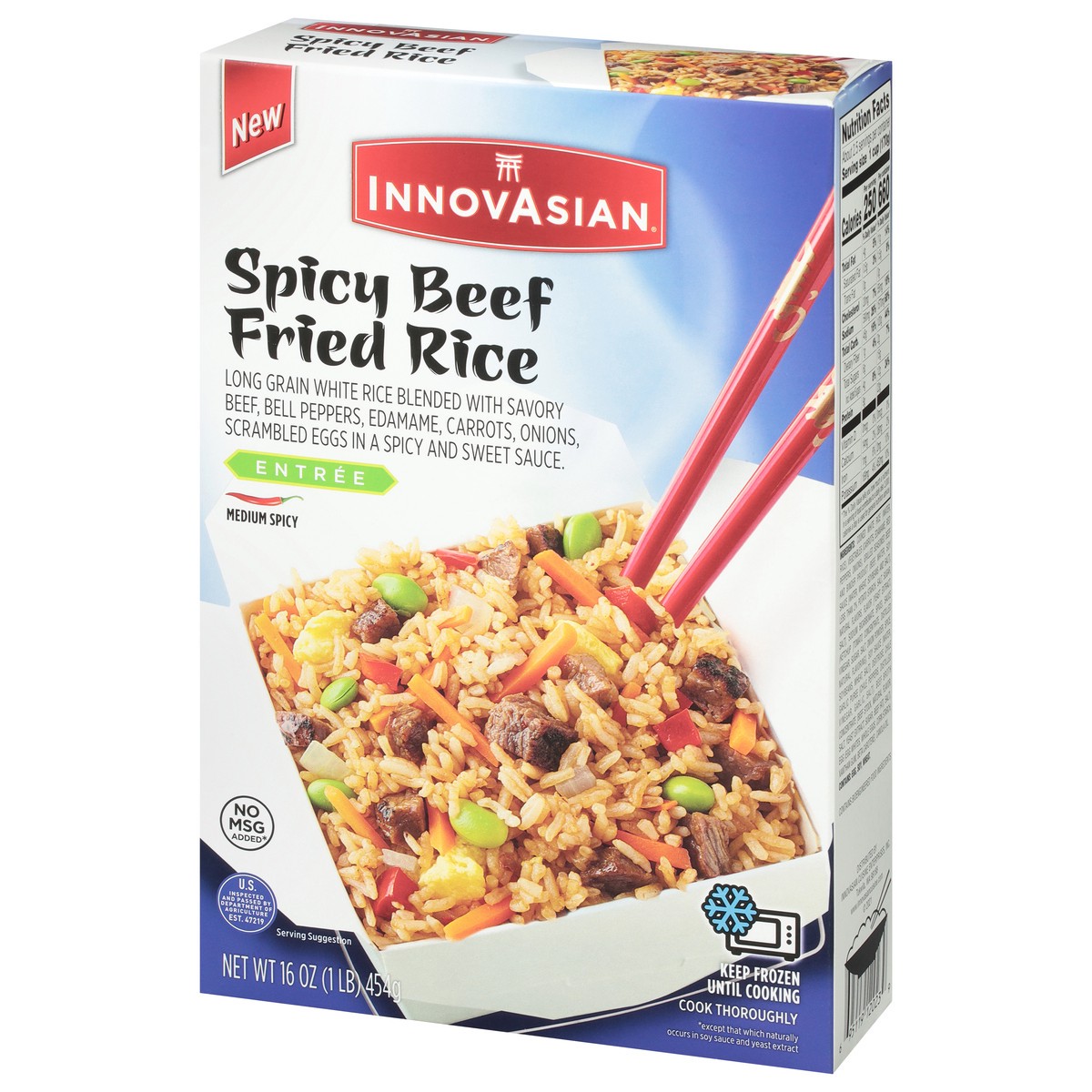 slide 4 of 9, InnovAsian Beef Fried Rice Meal, 16 oz (Frozen), 16 oz