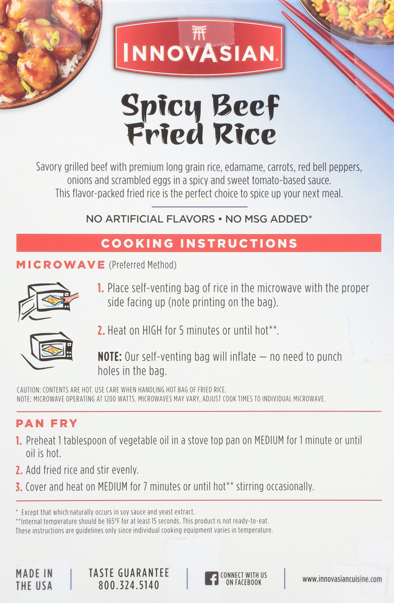 slide 6 of 9, InnovAsian Beef Fried Rice Meal, 16 oz (Frozen), 16 oz