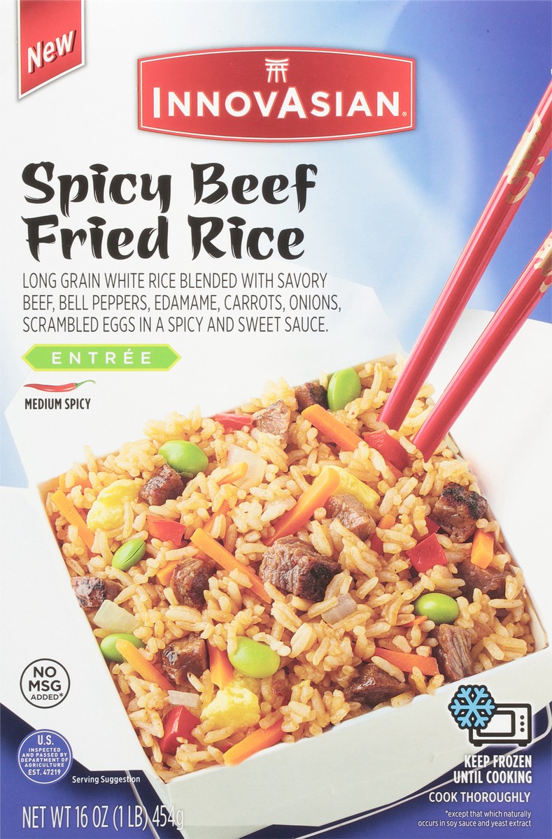 slide 9 of 9, InnovAsian Beef Fried Rice Meal, 16 oz (Frozen), 16 oz