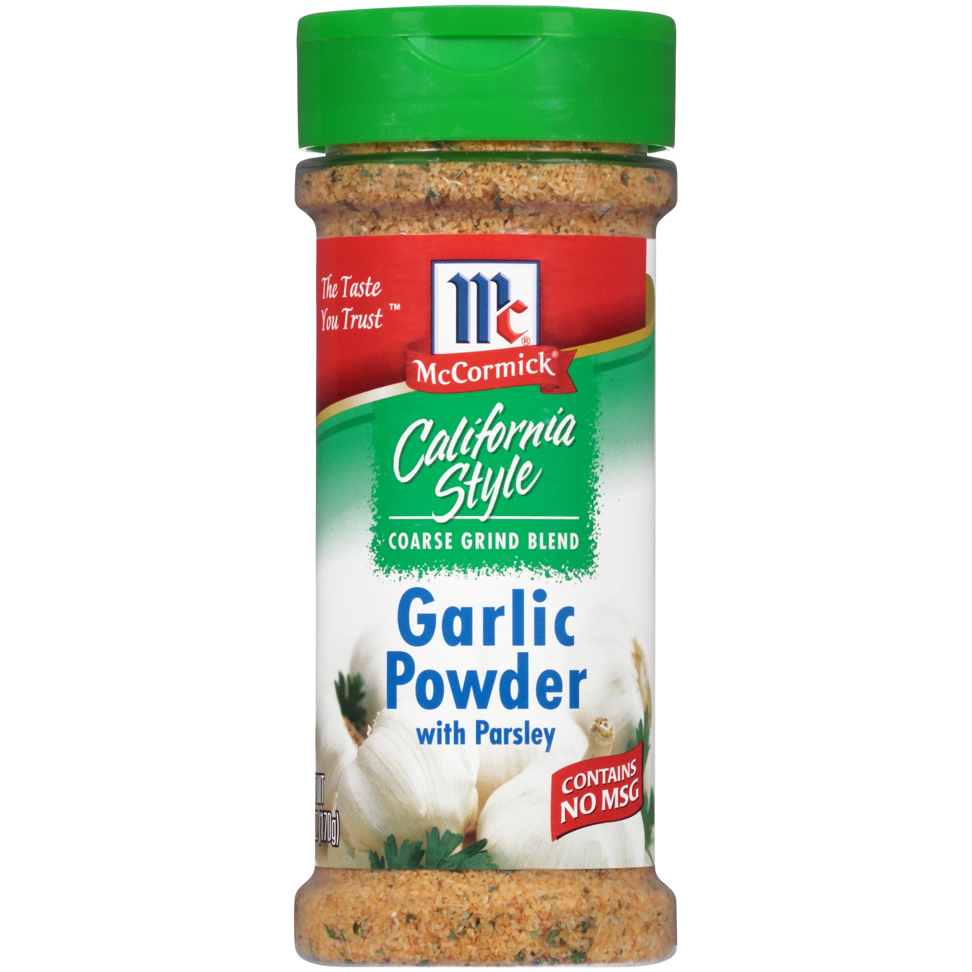 slide 1 of 6, McCormick California Style Garlic Powder With Parsley Coarse Grind Blend, 6 oz