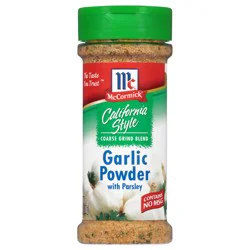 McCormick California Style Garlic Powder With Parsley Coarse Grind Blend, 6.0 oz