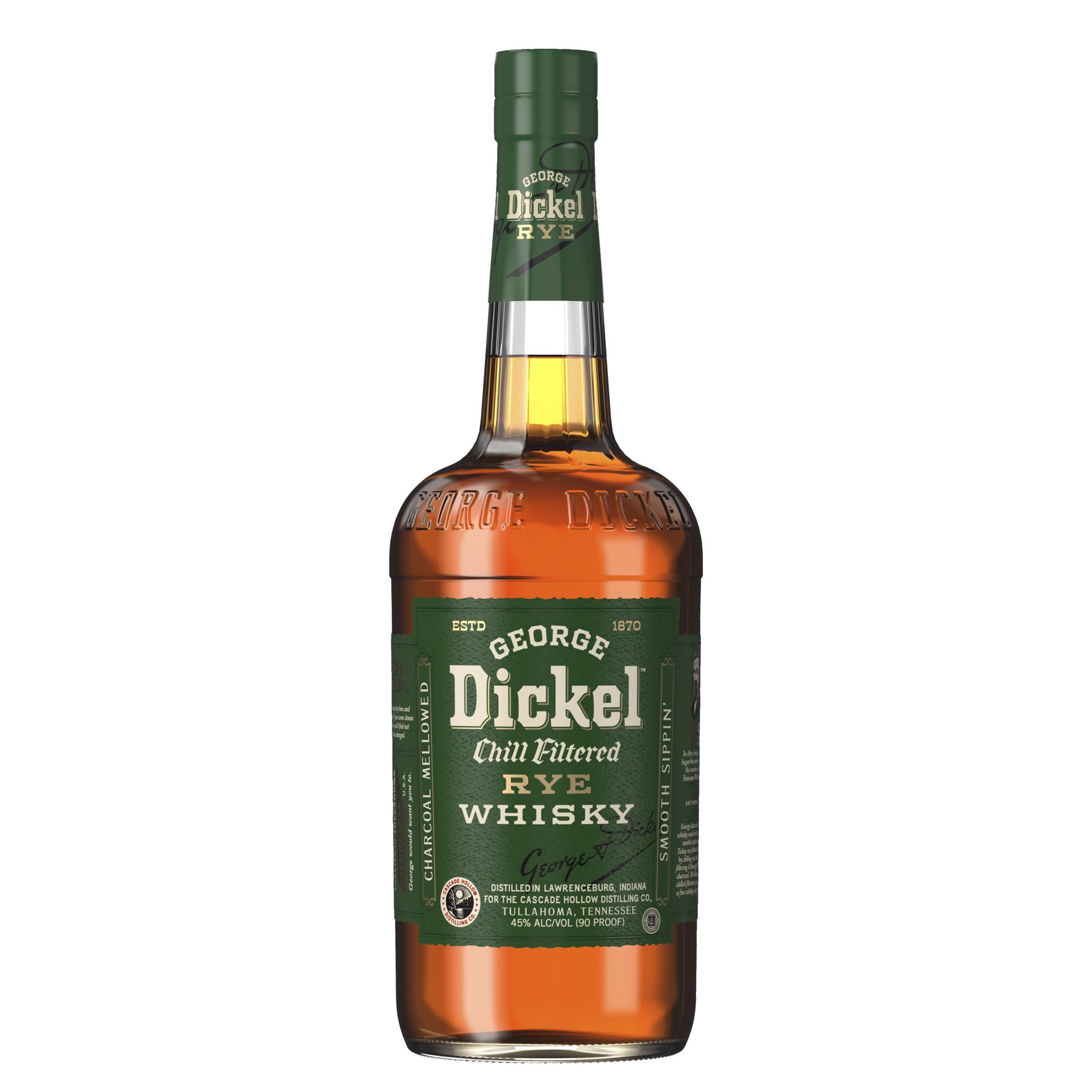 slide 1 of 4, George Dickel Rye Whisky, 1 L, 1 liter