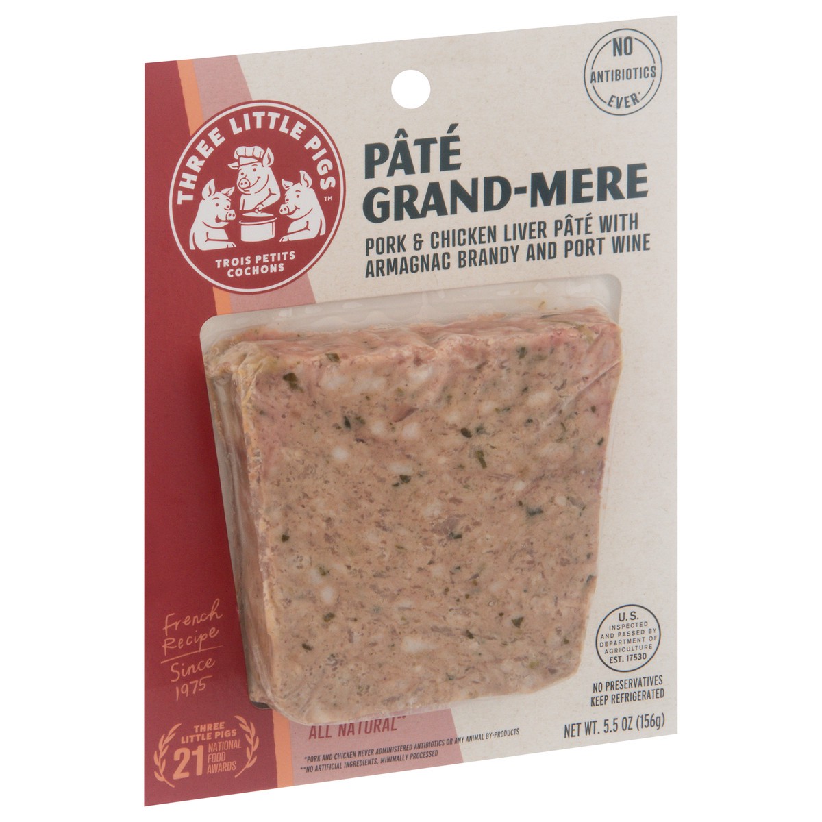 slide 7 of 9, Three Little Pigs Pate 5.5 oz, 5.5 oz