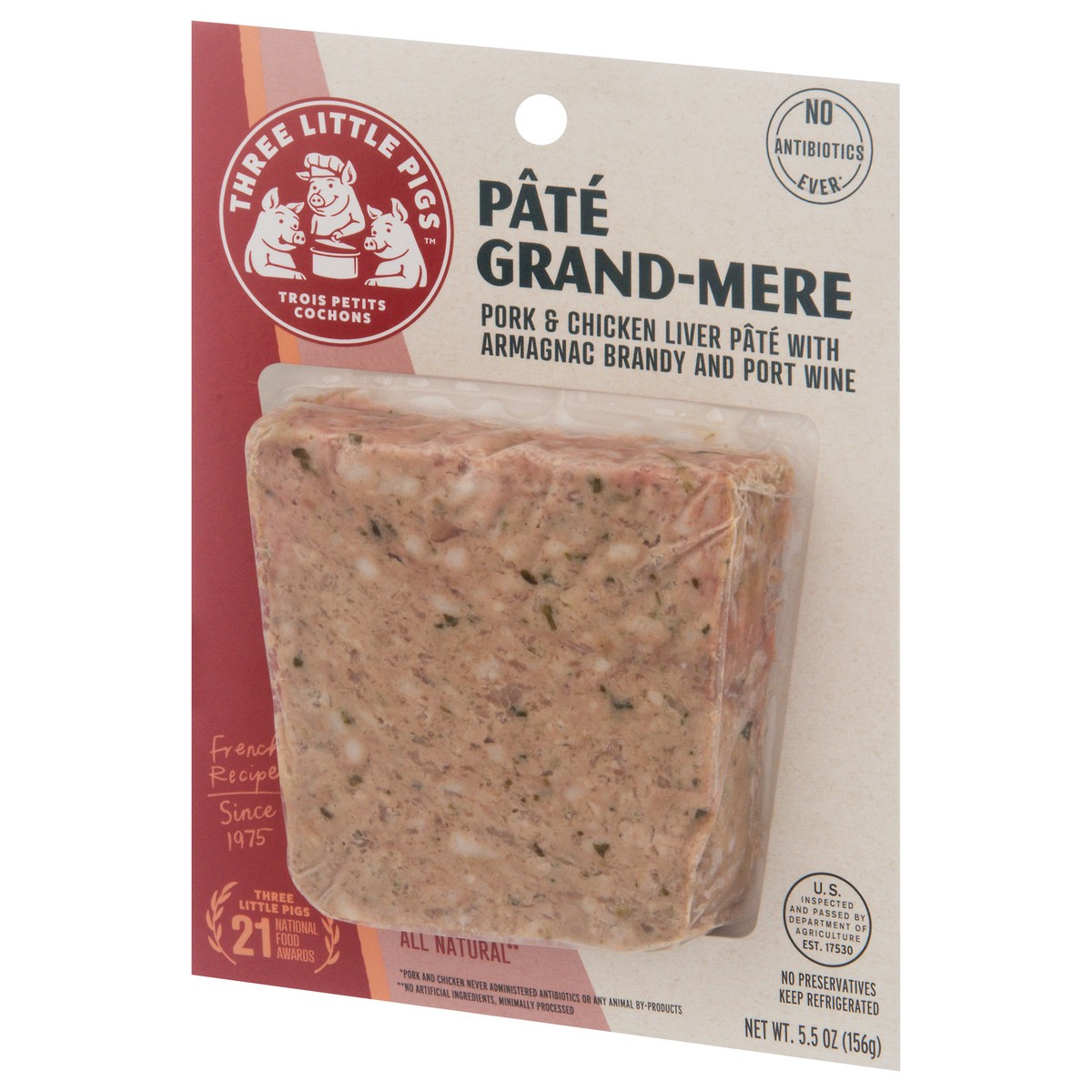 slide 9 of 9, Three Little Pigs Pate 5.5 oz, 5.5 oz