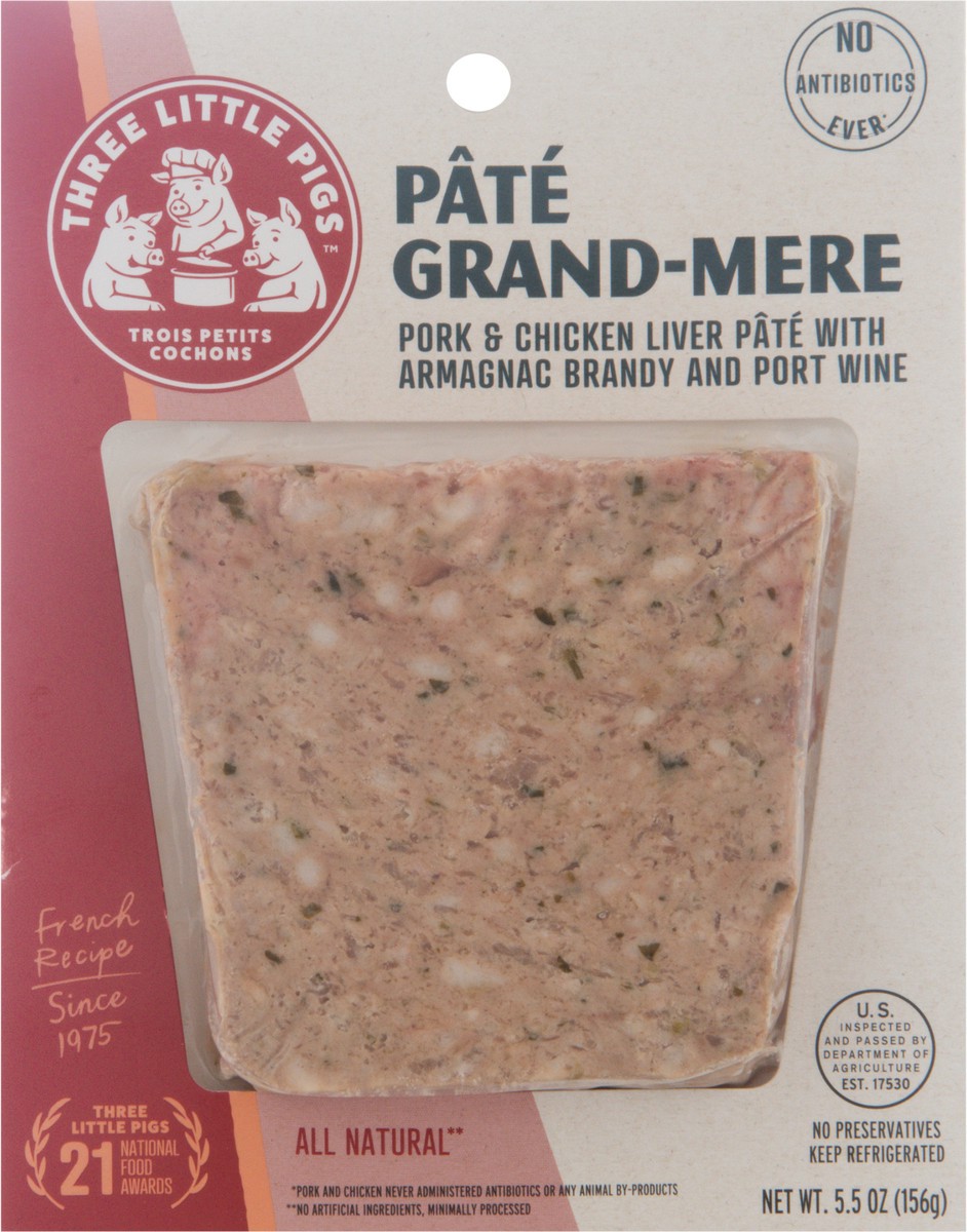 slide 4 of 9, Three Little Pigs Pate 5.5 oz, 5.5 oz