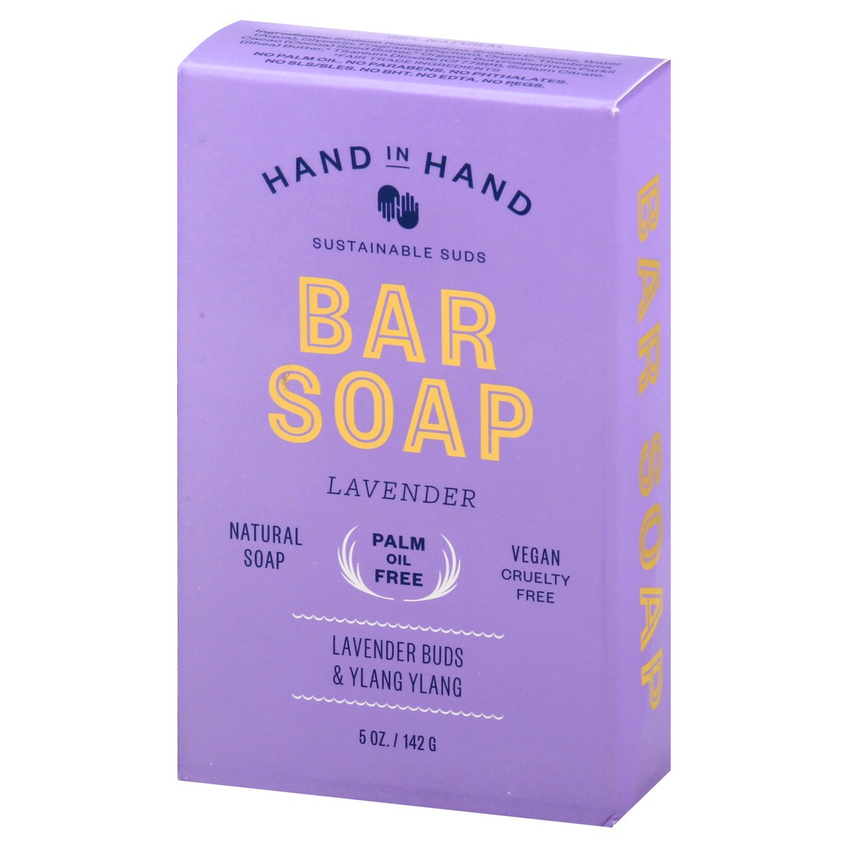 slide 3 of 12, Hand in Hand Lavender Buds & Ylang Ylang Bar Soap 5 oz, 5 oz