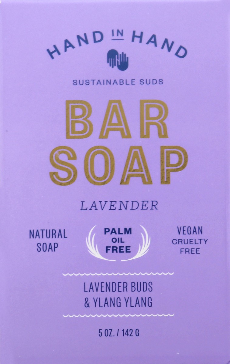 slide 5 of 12, Hand in Hand Lavender Buds & Ylang Ylang Bar Soap 5 oz, 5 oz