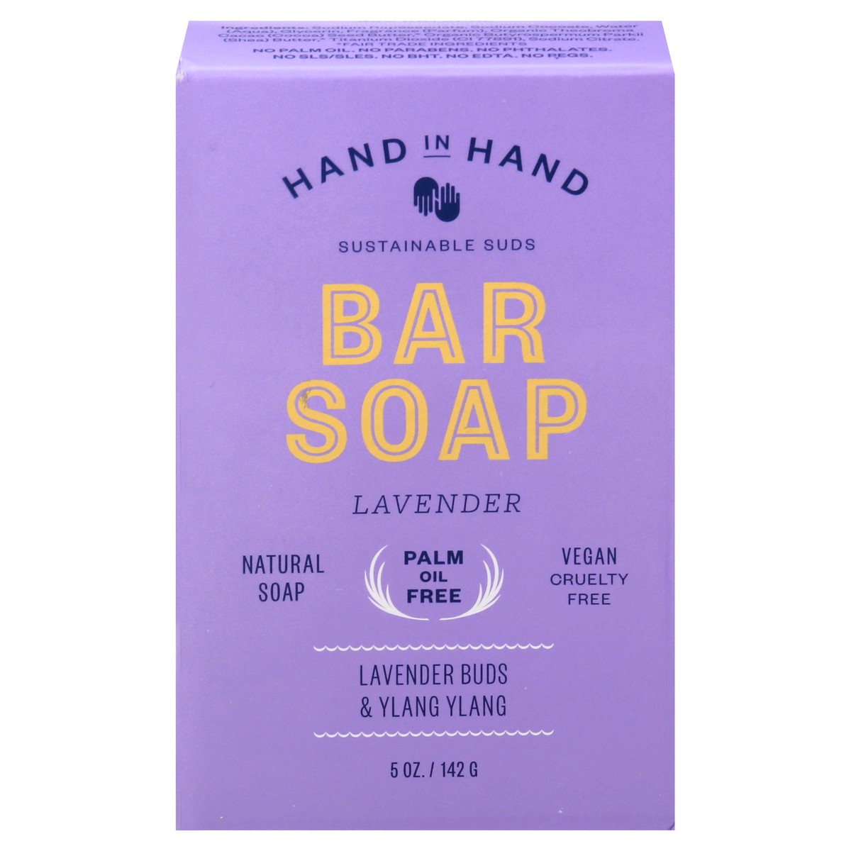 slide 1 of 12, Hand in Hand Lavender Buds & Ylang Ylang Bar Soap 5 oz, 5 oz