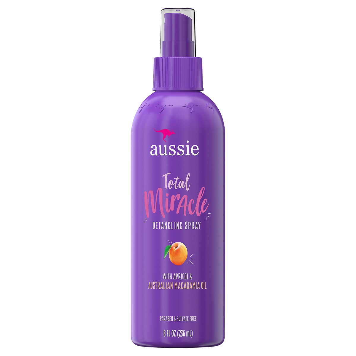 slide 1 of 1, Aussie Total Miracle Detangler with Apricot and Macadamia Oil, 8 fl oz, 8 fl oz