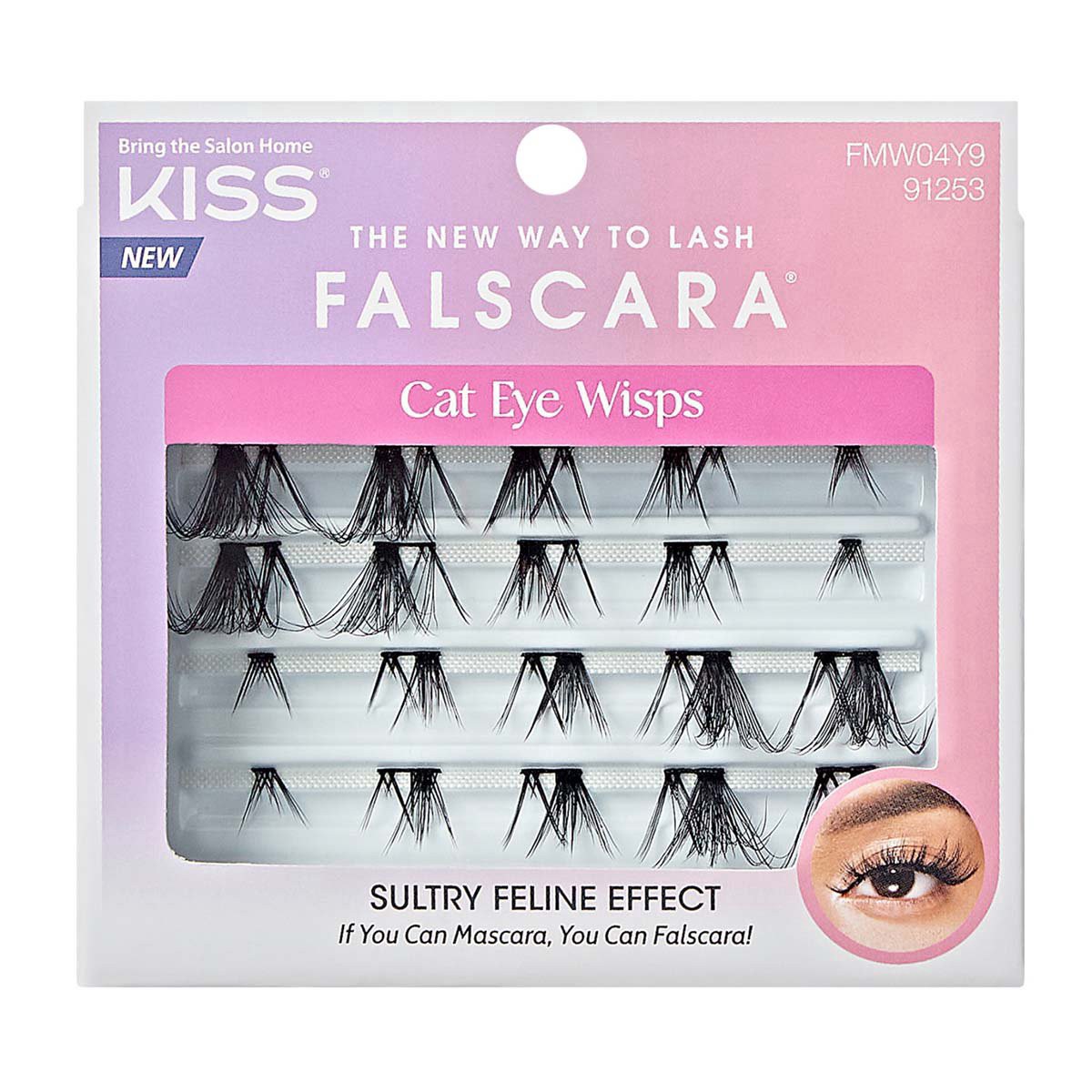 slide 1 of 1, KISS Falscara Cat Eye Wisps, 1 ct