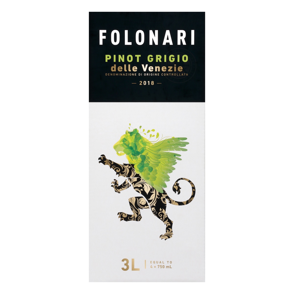 slide 1 of 1, Folonari Pinot Grigio, 3 liter