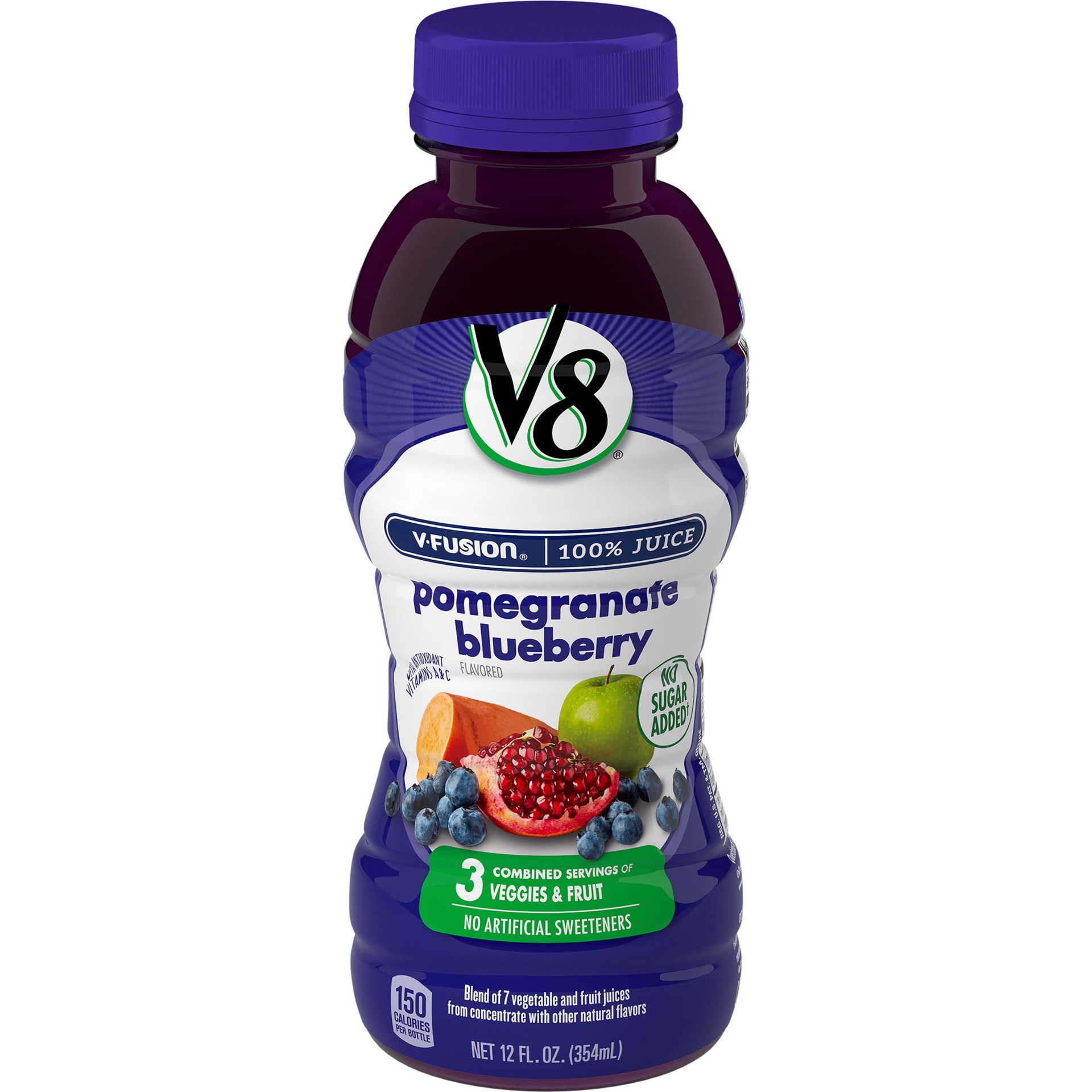slide 1 of 12, V8 Pomegranate Blueberry, 12 oz., 12 fl oz
