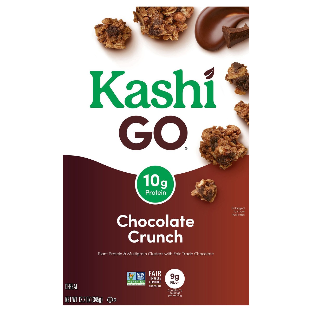 slide 1 of 5, Kashi GO Breakfast Cereal Chocolate Crunch, 12.2 oz, 12.2 oz