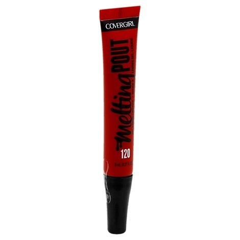 slide 1 of 1, Covergirl Melting Pout Gel Liquid Lipstick Tangelo, 42 oz