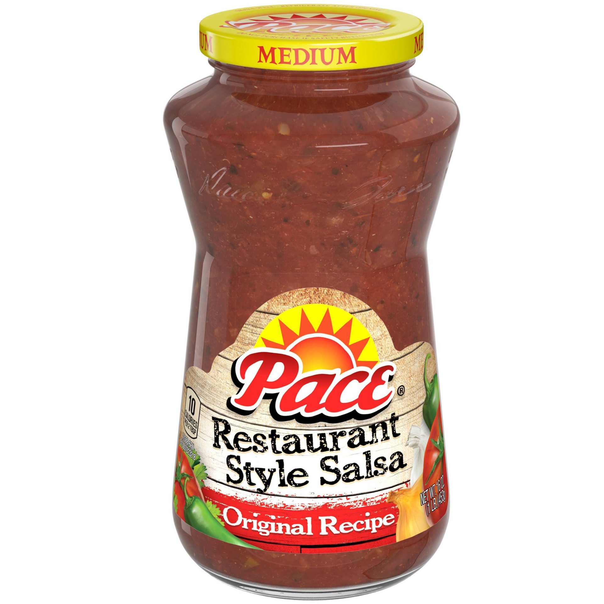 slide 1 of 8, Pace Original Recipe Restaurant Style Salsa, 16 oz