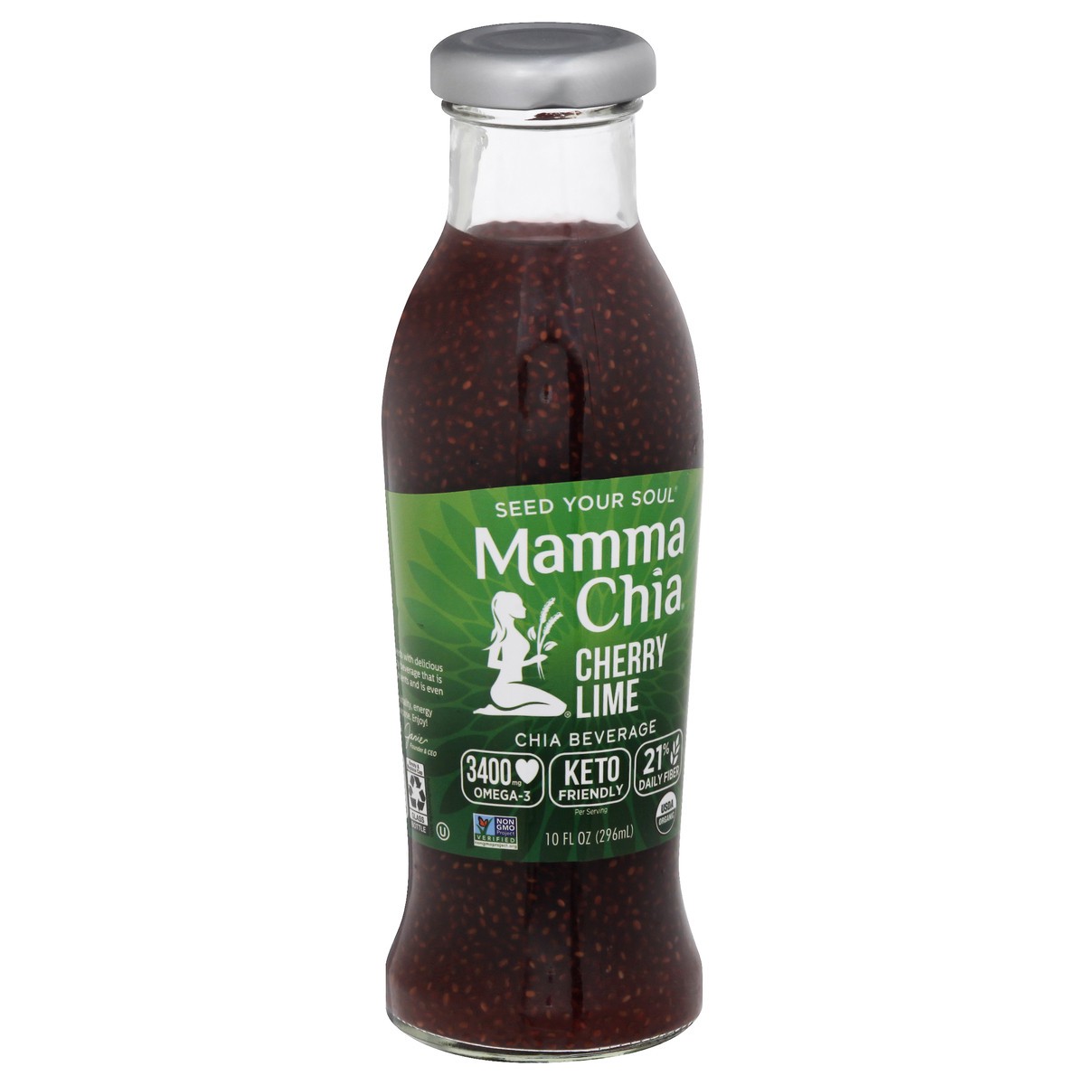 slide 4 of 9, Mamma Chia Organic Cherry Lime Chia Beverage 10 oz, 10 oz