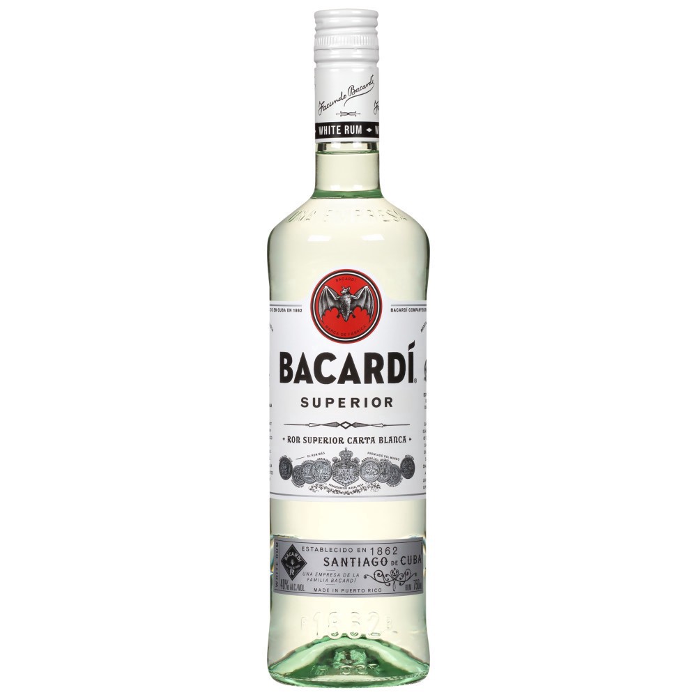 slide 1 of 1, Bacardi Superior Light Rum, 750 ml