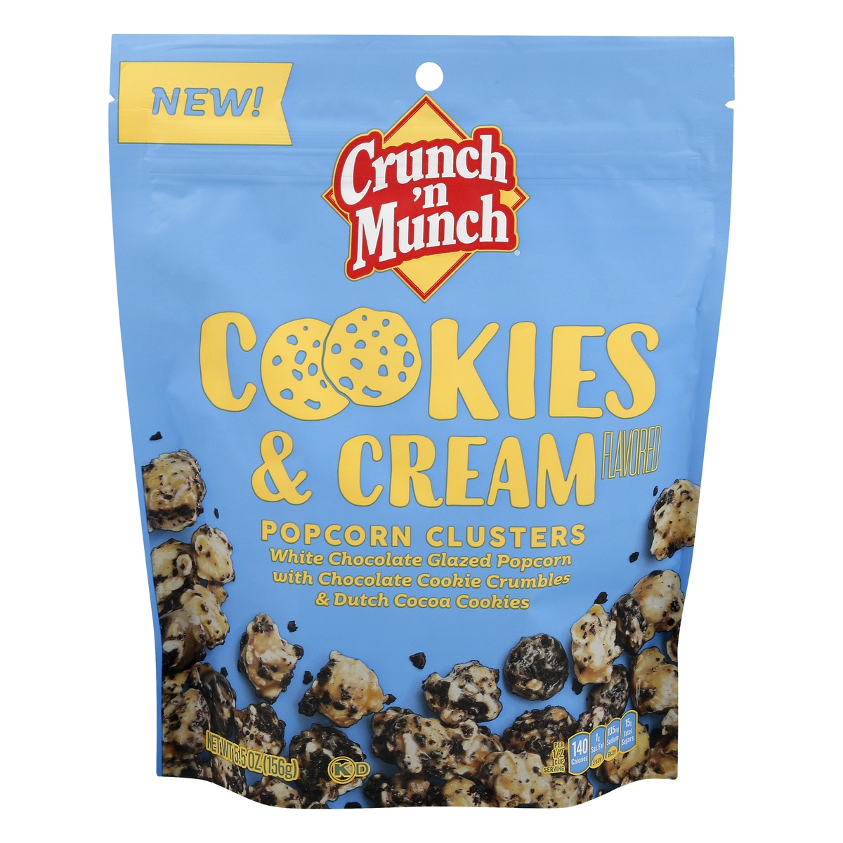 slide 1 of 10, Crunch 'n Munch Crunch N Munch Cookies & Cream Popcorn Clusters, 5.5 oz