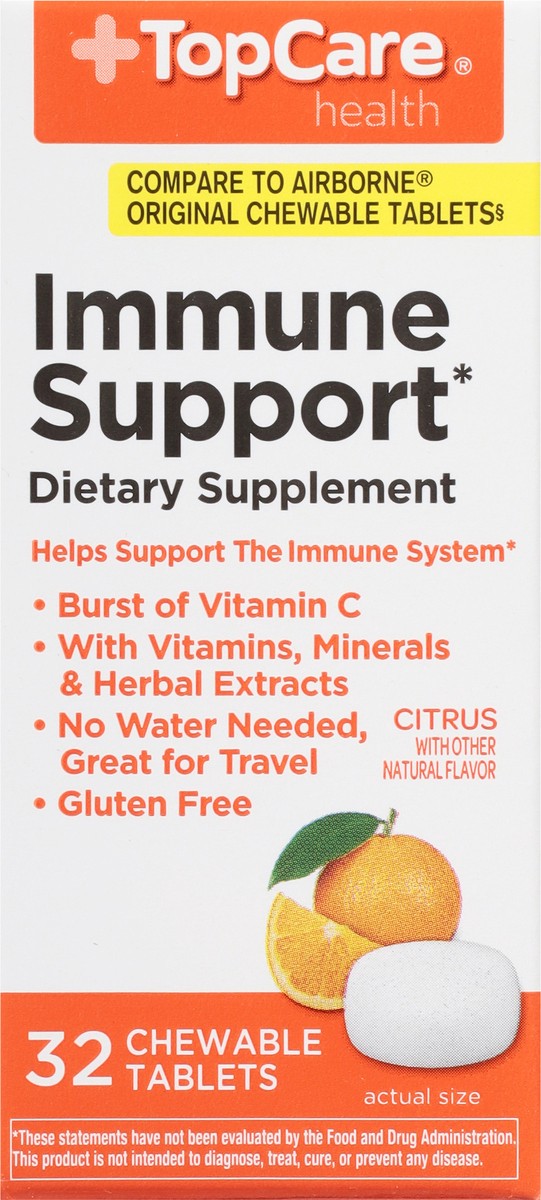 slide 6 of 14, TopCare Health Citrus Immune Support 32 Chewable Tablets, 32 ct