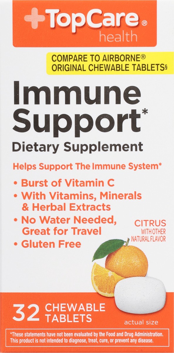 slide 5 of 14, TopCare Health Citrus Immune Support 32 Chewable Tablets, 32 ct