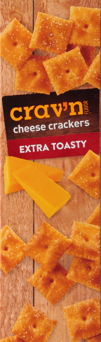 slide 11 of 13, Crav'n Flavor Extra Toasty Cheese Crackers 12.4 oz, 12.4 oz