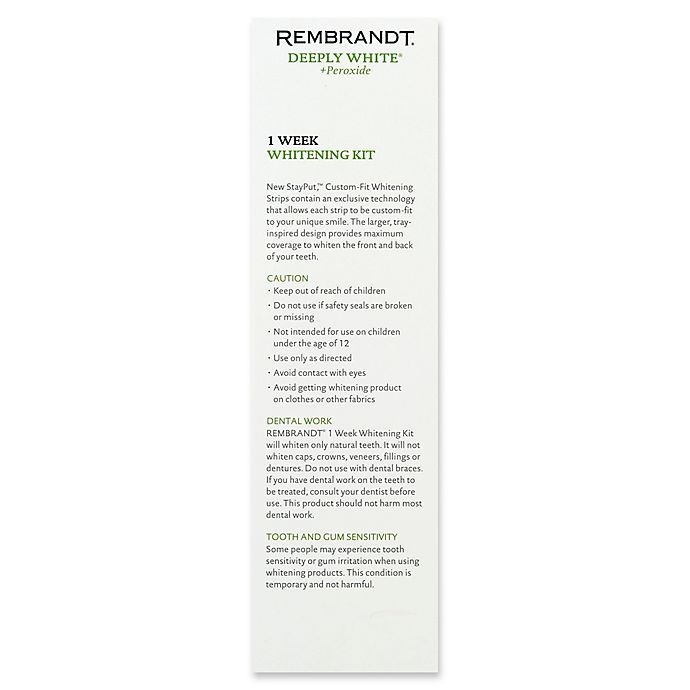 Rembrandt Tooth Whitening System 28 ct | Shipt