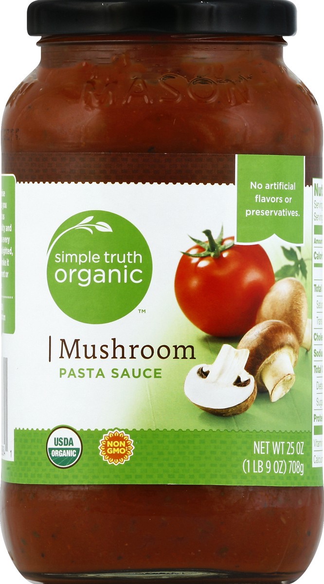 slide 2 of 2, Simple Truth Organic Pasta Sauce 25 oz, 25 oz