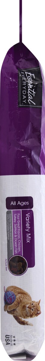 slide 3 of 6, Essential Everyday Variety Cat Food Mix, 16 lb