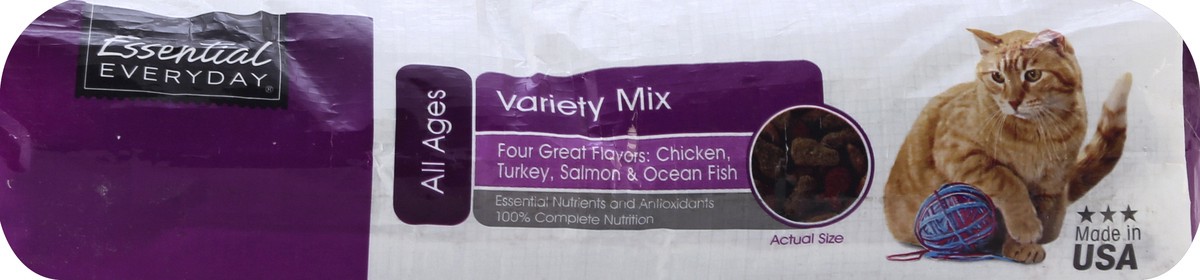 slide 2 of 6, Essential Everyday Variety Cat Food Mix, 16 lb