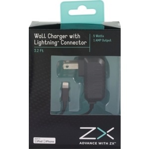 slide 1 of 1, Symtek Zx Tekpower Ac Charger With Lightning Connector, 1 ct