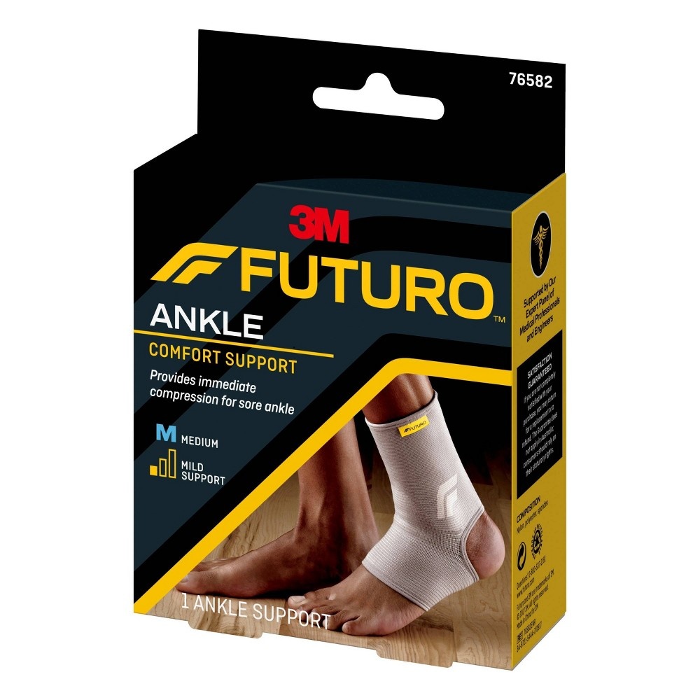 Futuro Comfort Lift Ankle Support Brace, Beige, Medium 1 ct | Shipt