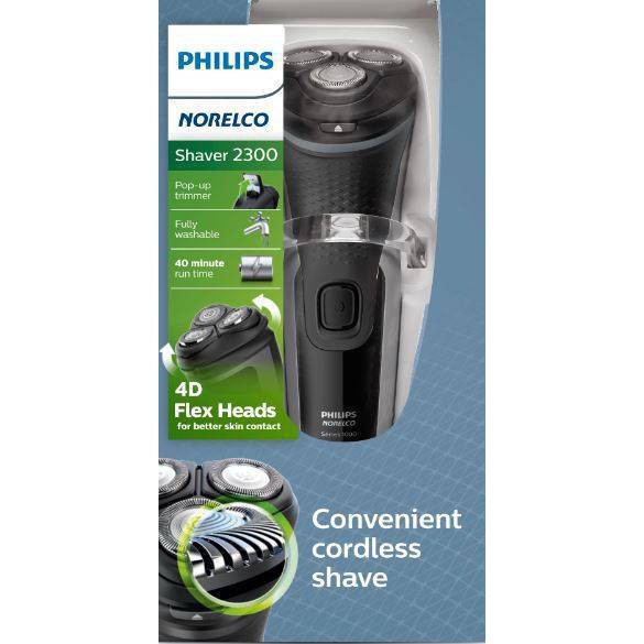 slide 9 of 11, Norelco Shaver 2300 Electric Shaver With Pop-Up Trimmer, 1 ct