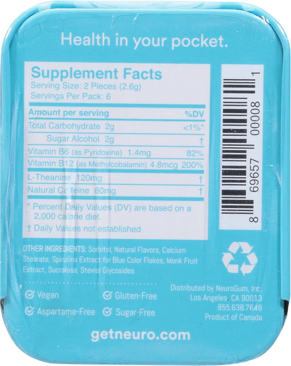 slide 3 of 12, Neuro Energy & Focus Peppermint Mints 12 ea, 12 ct