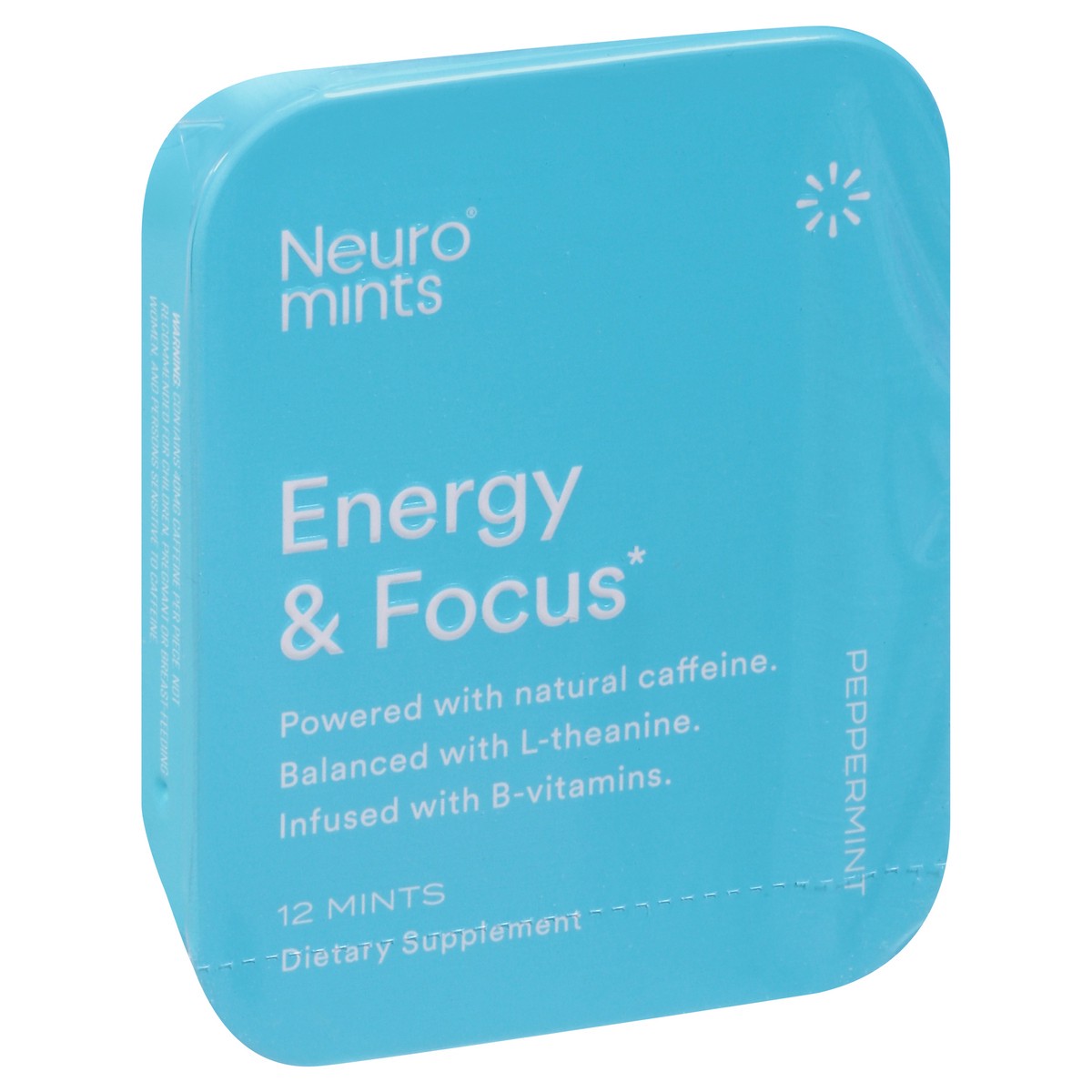 slide 8 of 12, Neuro Energy & Focus Peppermint Mints 12 ea, 12 ct