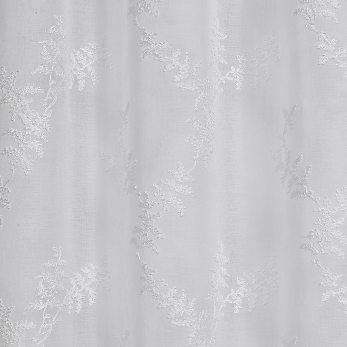 slide 2 of 3, J. Queen New York Fernwood Rod Pocket/Back Tab Window Curtain Panel - Winter, 95 in