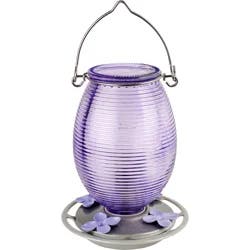 Nature's Way Lilac Antique Glass Bird Feeder - 29 oz