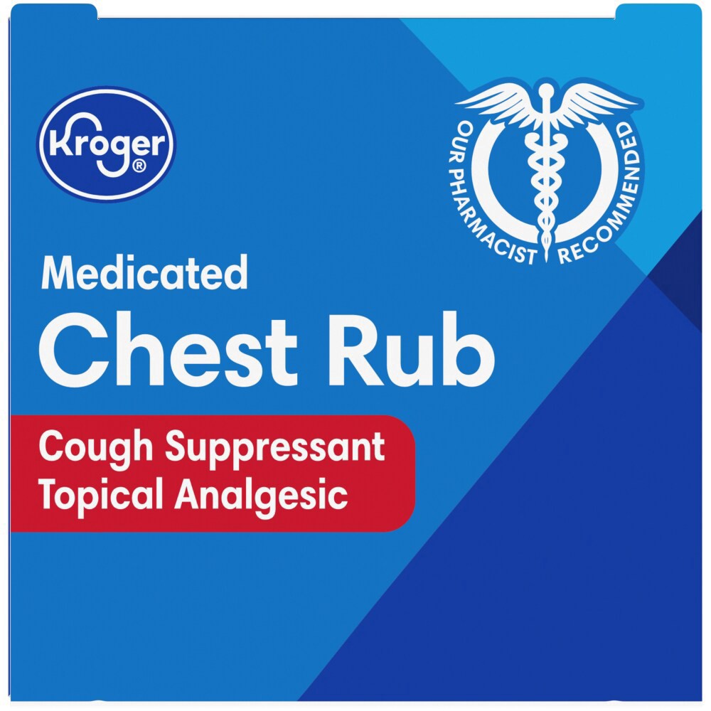 slide 5 of 6, Kroger Medicated Chest Rub Cough Suppressant Topical Analgesic, 1.76 oz