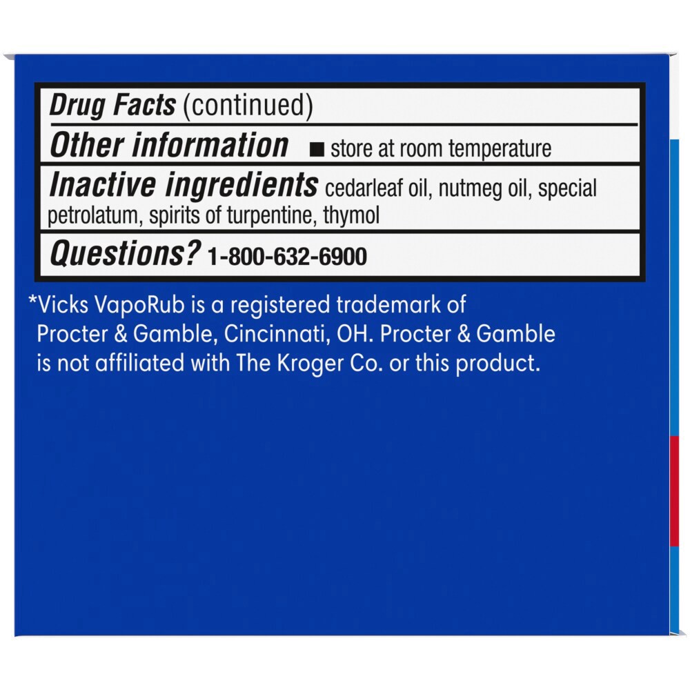 slide 4 of 6, Kroger Medicated Chest Rub Cough Suppressant Topical Analgesic, 1.76 oz
