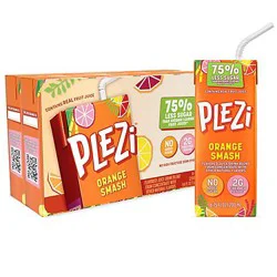 Plezi Kids Hydration Orange Smash Flavored Drink 6.75oz 6pk - 8-6.75 FZ