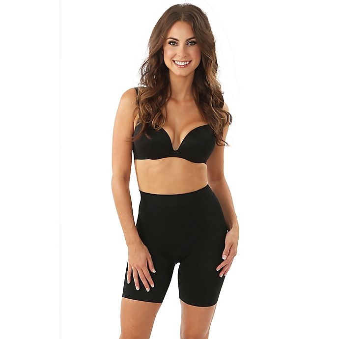 slide 1 of 3, Belly Bandit Mother Tucker Large Compression Short - Black, 1 ct