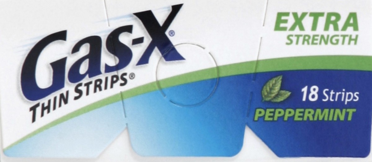 slide 2 of 4, Gas-X Peppermint Extra Strength Antigas Thin Strips, 18 ct