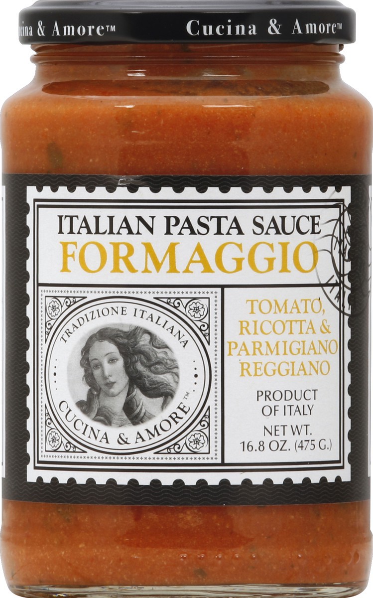 slide 2 of 2, Cucina & Amore Formaggio Italian Pasta Sauce, 16.8 oz
