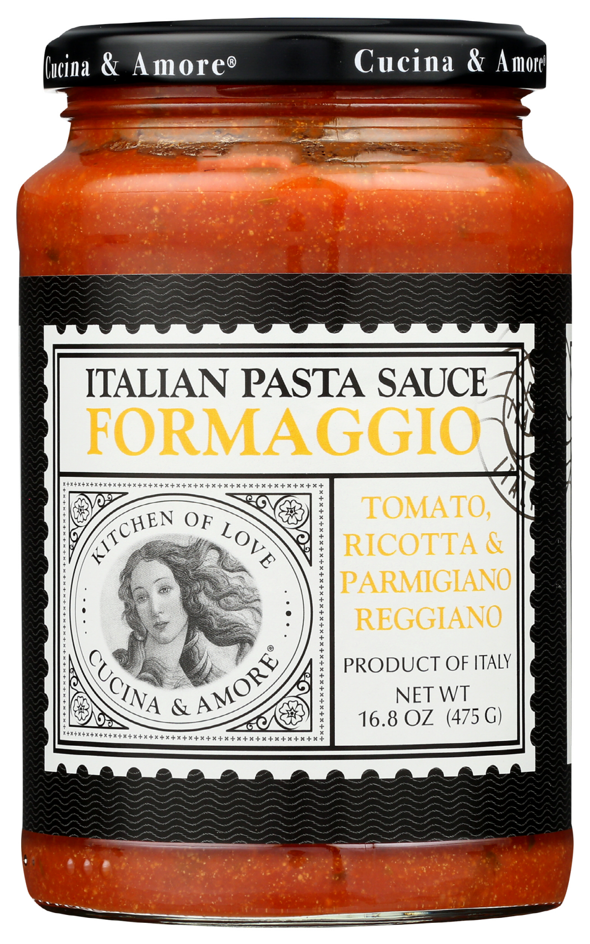 slide 1 of 2, Cucina & Amore Formaggio Italian Pasta Sauce, 16.8 oz