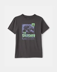 Carter's Boys Monster Truck Graphic Tee - Grey, Medium