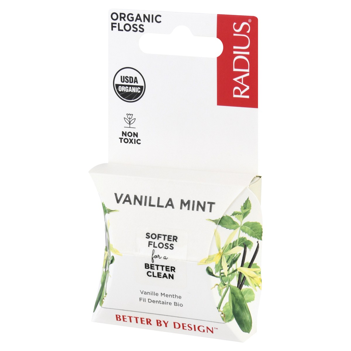slide 3 of 9, Radius Organic Vanilla Mint Floss 1 ea, 1 ct
