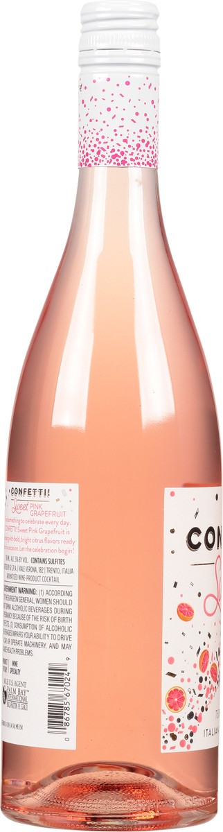 slide 3 of 7, CONFETTI! Sweet Pink Grapefruit, 750ml, 750 ml
